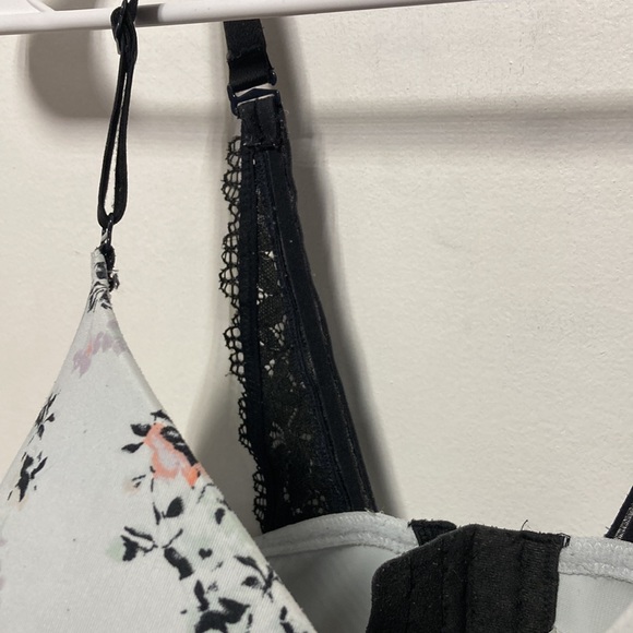 CACIQUE Floral Wireless Bra Sz 34DDD - Picture 7 of 14